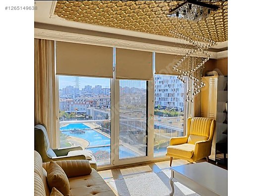 PENDİK KURTKÖYDE HAVUZ MANZARALI LÜKS EŞYALI DAİRE