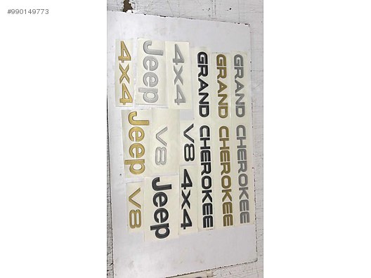 Jeep ZJ zj - WJ wj Yazı ve Sticker SETİ - İlan ve alışverişte ilk adres ...