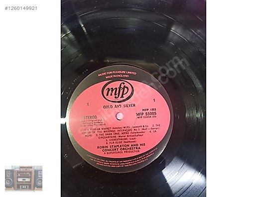 ROBİN STAPLETON HİS CONCERT ORCHESTRA GOLD SİLVER LP - Müzik Plakları ...