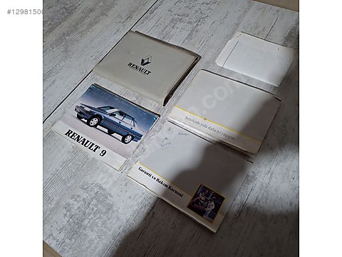 Renault 9 brodway kitapçık kullanım kılavuzu on sahibinden.com