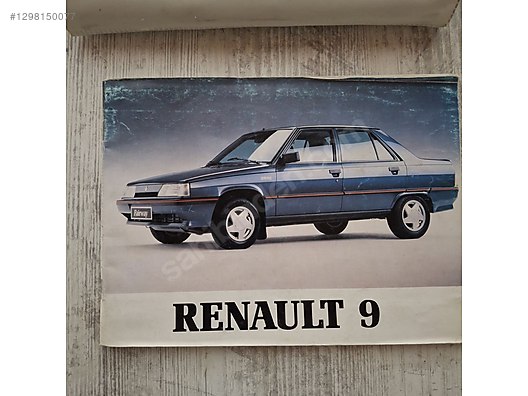 Renault 9 brodway kitapçık kullanım kılavuzu on sahibinden.com
