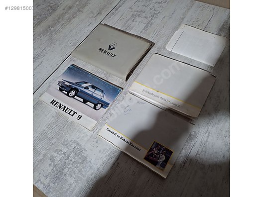 Renault 9 brodway kitapçık kullanım kılavuzu on sahibinden.com