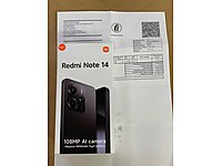 REDMİ NOTE 14 SİYAH RENK 8/256 GB SIFIR #1276150211