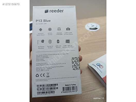 İkinci El ve Sıfır Alışveriş / Cep Telefonu & Aksesuar / Cep Telefonu / Reeder / P13 Blue