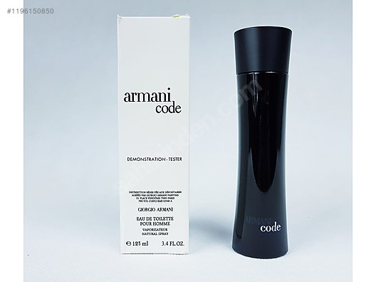 Armani black code tester best sale