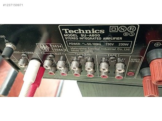 Technics Entegre Amfi - TECHNİCS SU-A800 ANFİ