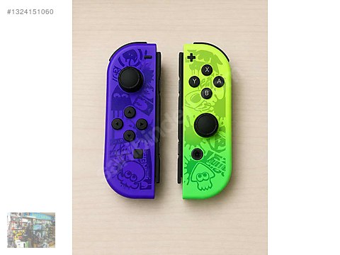 Nintendo Switch Splatoon Edition Joy-Con Seti (Mor/Neon Yeşil