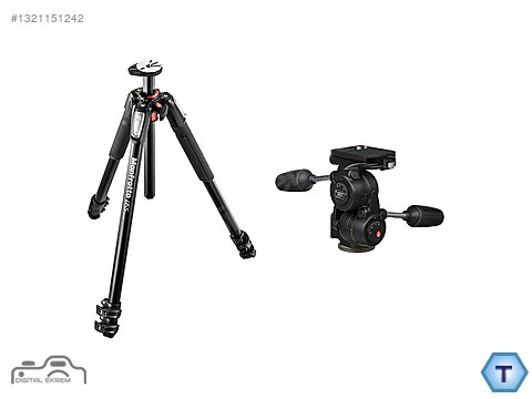 MANFROTTO MT055 CX PRO4 KARBON FİBER TRİPOD ve MH804 BAŞLIK