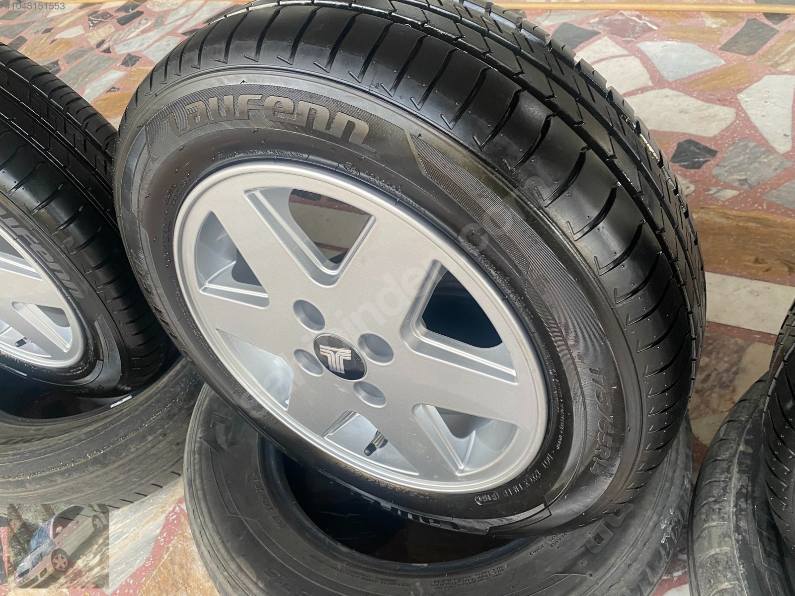 POPÜLER JANT TOFAŞ 6 KOL 14 İNÇ SIFIR ÇELİK JANT+SIFIR LASTİK En