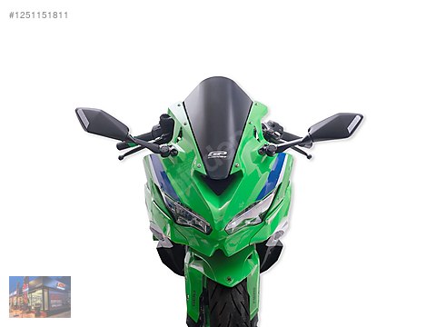 Görünüm / OPAŞ MOTO'DAN KAWASAKİ ZX-4RR ÖN CAM FÜME DOUBLE BUBBLE