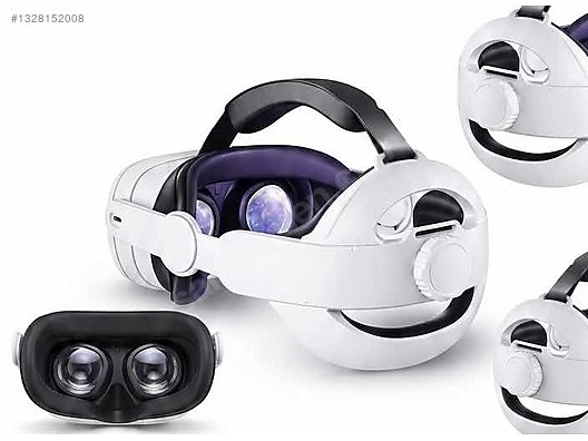 Meta Quest 3 / 2 / 3S Uyumlu Elite Strap Ergonomik Kafa Bandı