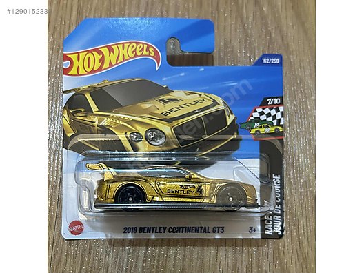 Hot Wheels 2018 Bentley Continental GT3 (Altın rengi) on
