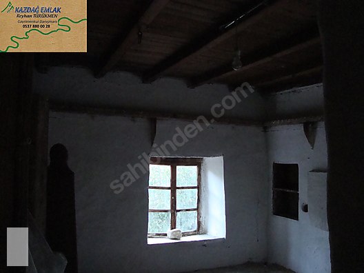 KAZDAĞ EMLAK�TAN ÇANAKKALE BAYRAMİÇ KAYKILAR KÖYÜ 2 KATLI TAŞ EV