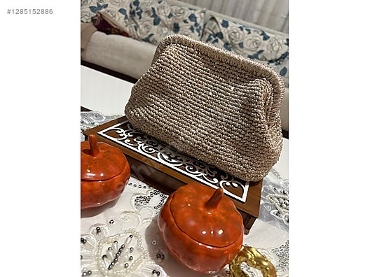 Pullu el yapım handmade Clutch Çanta - Zara El Çantası Modelleri