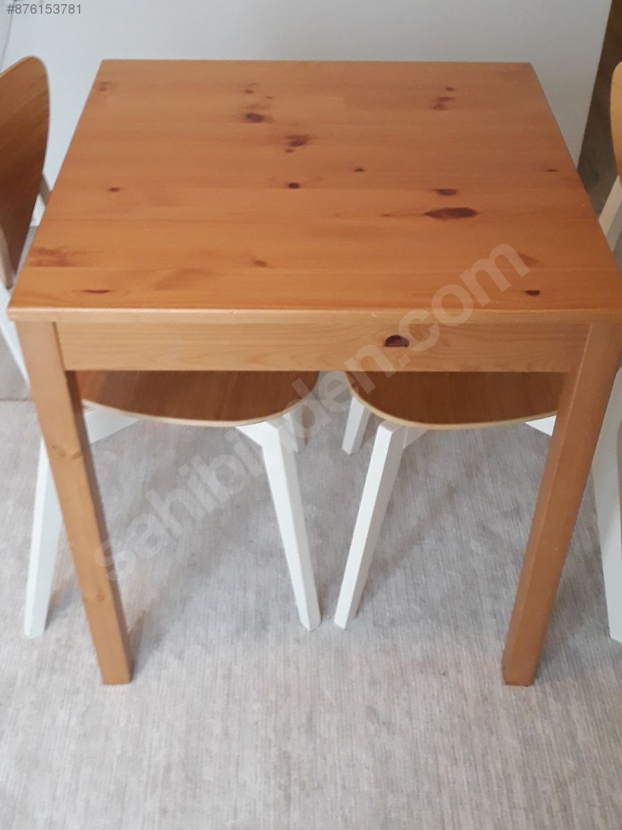 İkea masa ve 2 bambu sandalye Masa Takımı İlanları