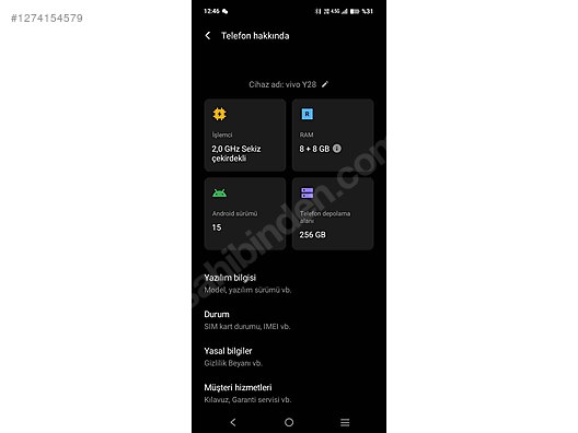 Used & Brand New Items / Cell Phones & Accessories / Cell Phones / Vivo / Y28