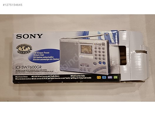 Sony / SATILIK Sony Radyo ICF-SW7600GR JAPAN MALI on sahibinden