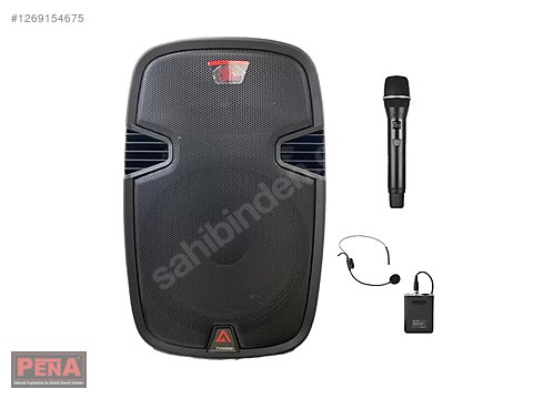 K.MEİSTER KP15 15'' 800W EL TELSİZ MİKROFON TAŞINABİLİR HOPARLÖR