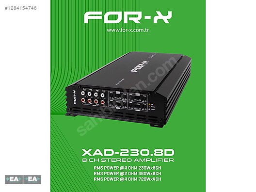 Amfi / FOR-X XAD-230.8D 8 KANAL AMFİ sahibinden.comda - 1284154746