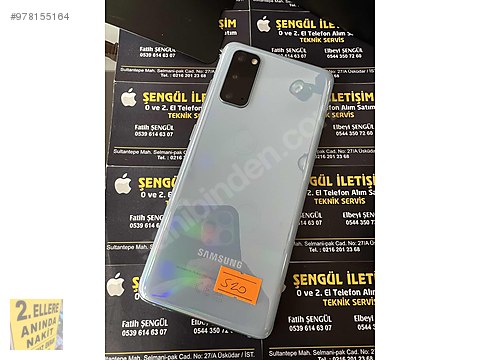 samsung galaxy s20 uskudar sengul iletisimden 22ay garantili s20 sahibinden comda 978155164