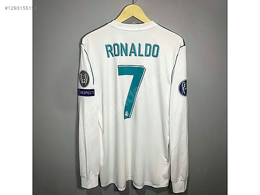 Real Madrid 2018 Final Kiev Ronaldo 7 Uzun Kollu Forma on
