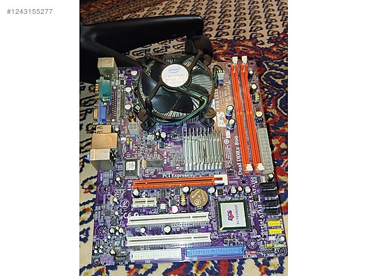 ECS G31T-M7 Intel DDR2 Anakart İşlemci ve Fan Üzerinde Temiz - Anakart ve Tüm Masaüstü Bilgisayar Parçaları sahibinden.com'da