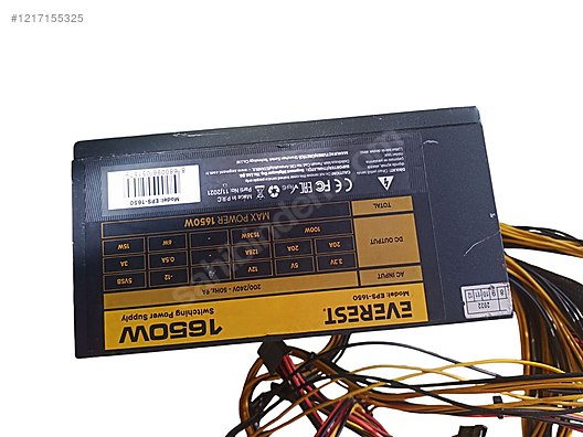 Everest Pcu 1650w arızalı - Güç Kaynağı ve Tüm Masaüstü Bilgisayar Parçaları sahibinden.com'da