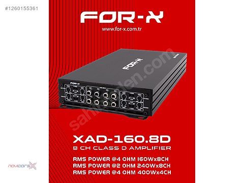 Amfi / FOR-X XAD-160.8D 8 KANAL PRO OTO AMFİ sahibinden.comda