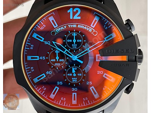 Diesel / Diesel DZ4318 Mega Chief Black PVD 51mm Erkek Kol Saati