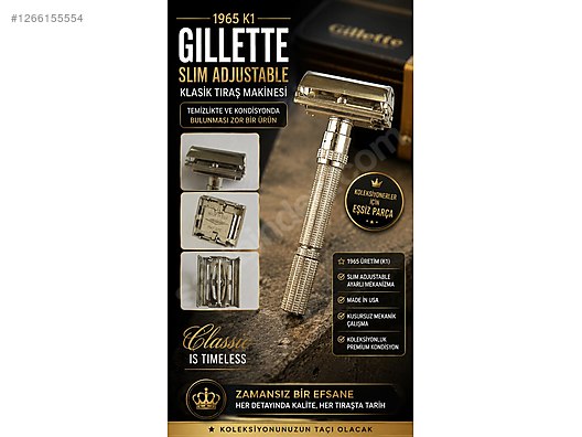 Tıraş Bıçağı / Bu Temizlikte Zor Bulunur ! Gillette Slim