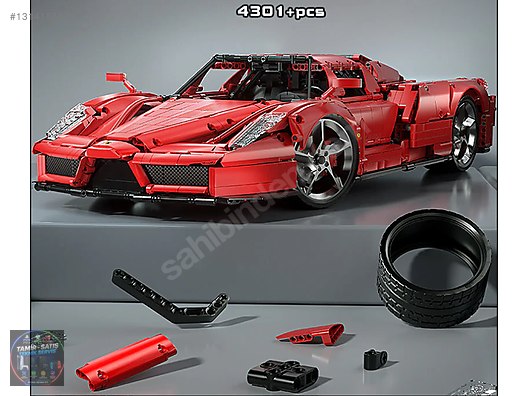 KBox markasına ait 1:8 ölçekli bir Ferrari Enzo lego tipi on