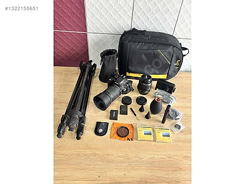 DSLR / Nikon / D5100 / Eksiksiz Full Set! Nikon D5100 + Çift Lens