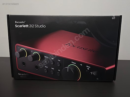 Focusrite Scarlett 2i2 Gen 4 Studio Kayıt Paketi sahibinden.comda