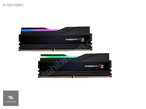 64GB 2x32GB TRIDENT Z5 SİYAH DDR5 6400MHz CL32 RGB 64GB DDR5 RAM