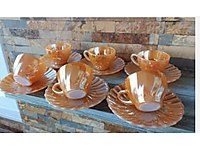 Anchor Hocking Antika Kahve Fincan Takımı