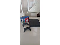 Playstation 4 + Çift Kol + 5 Oyun