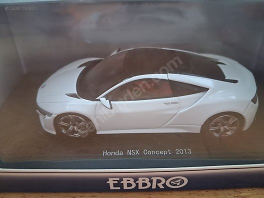 1/43 Ebbro Honda NSX Concept 2013 White YENİ on sahibinden.com