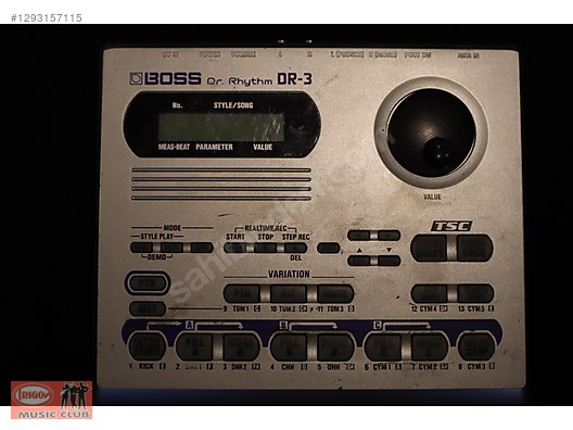 Boss DR-3 Dr. Rhythm - Drum Machine - Efekt Pedalı ve Diğer