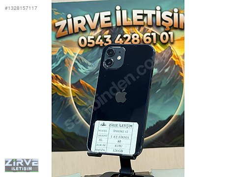 Apple / iPhone 12 / İPHONE 12 128GB PİL 80 ORJİNAL ZİRVEDEN