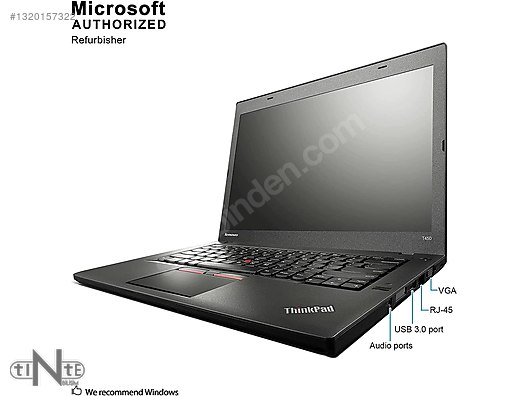 Lenovo / Lenovo ThinkPad T450 intel i5-5.Nesil 8GB Ram 256GB SSD