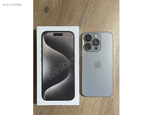 Apple / iPhone 15 Pro / Yurt içi Çiziksiz 15 Pro sahibinden.comda