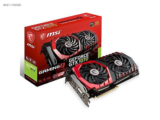 msi nvidia gtx 1070 8 gb ekran karti msi ekran karti ilanlari sahibinden com da 981158069