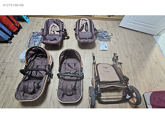 Mamma twin gold travel ikiz bebek arabasi - Mamma Duo Bebek