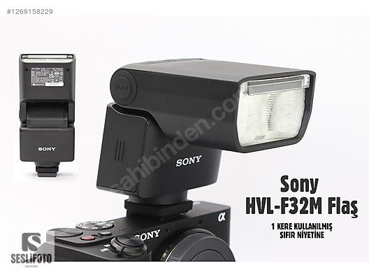 SONY HVL-F28RM Flaş 1 KERE KULLANILMIŞ SIFIR NİYETİNE sahibinden