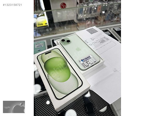 Apple / iPhone 15 / İPHONE 15 128GB YEŞİL PİL%86 HATASIZ APPLE TR+