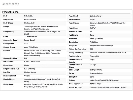 Fender Elektro Gitar