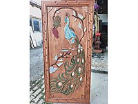 ANTİKA EL OYMA TAVUS KUŞU TABLO