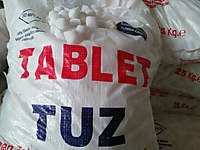 TUZ, RAFİNE TABLET TUZ, Su Arıtma,YUMUŞATMA , 25 KG,KARGO BENDEN #1145159416