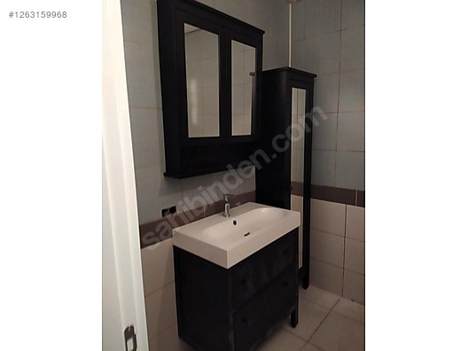 IKEA HEMNES masif tahta banyo takimi, venge renginde - Banyo Dolabı ve Yapı Malzemeleri sahibinden.com'da