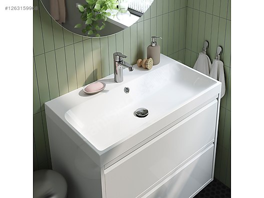 IKEA HEMNES masif tahta banyo takimi, venge renginde - Banyo Dolabı ve Yapı Malzemeleri sahibinden.com'da